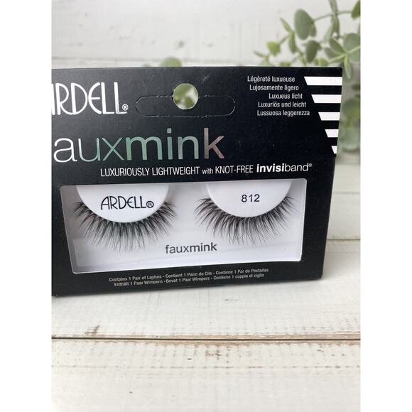 2 Pair ARDELL EYELASHES Faux Mink #812 #811 Knot Free - Picture 3 of 6